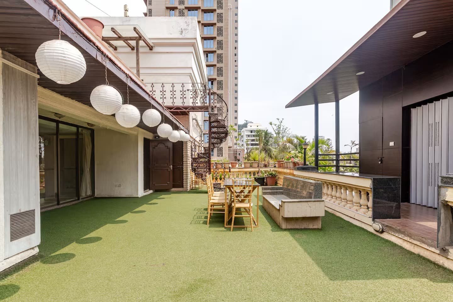 Penthouse terrace view 1