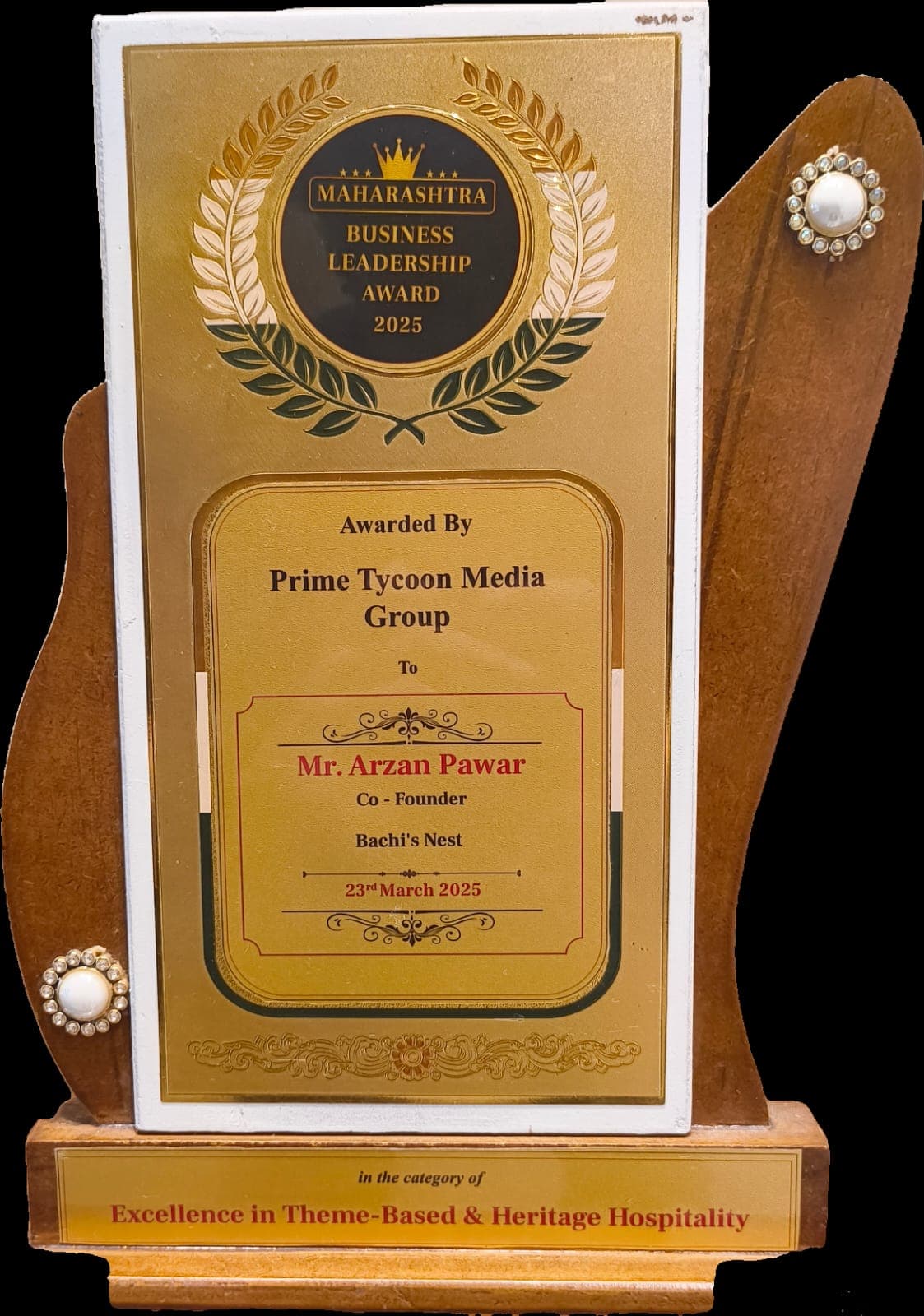 Maharashtra Business Leadership Award 2025 — Bachi's Nest