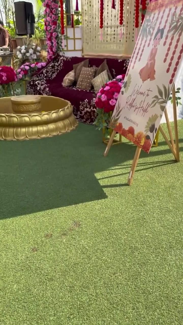 Wedding setup